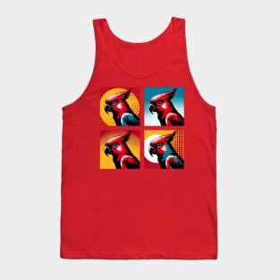 Pop Red Lory Art - Cool Birds Tank Top